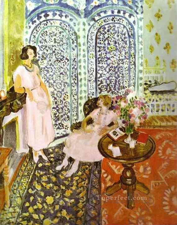 Moorish Screen Fauvist Oil Paintings